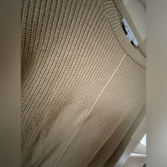 Nu-in Beige Crew Neck Sweater - Picture 3 of 4